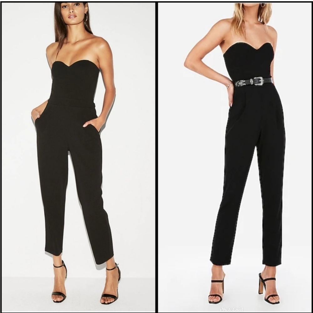 EXPRESS STRAPLESS JUMPSUIT